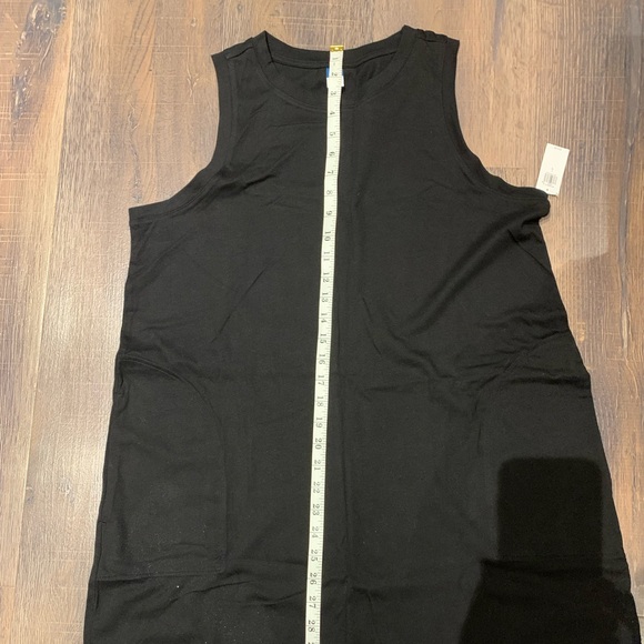 NWT Black sleeveless jersey summer dress. - Picture 1 of 6